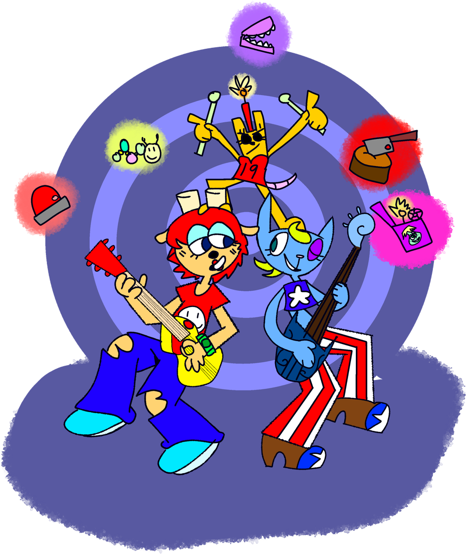 Umjammer Lammy Parappa The Rapper Ujl Katy Kat Lammy - Um Jammer Lammy (960x1280)