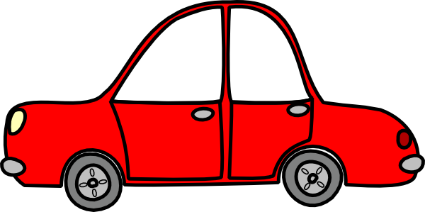 Cartoon Car Gif Png (600x299)