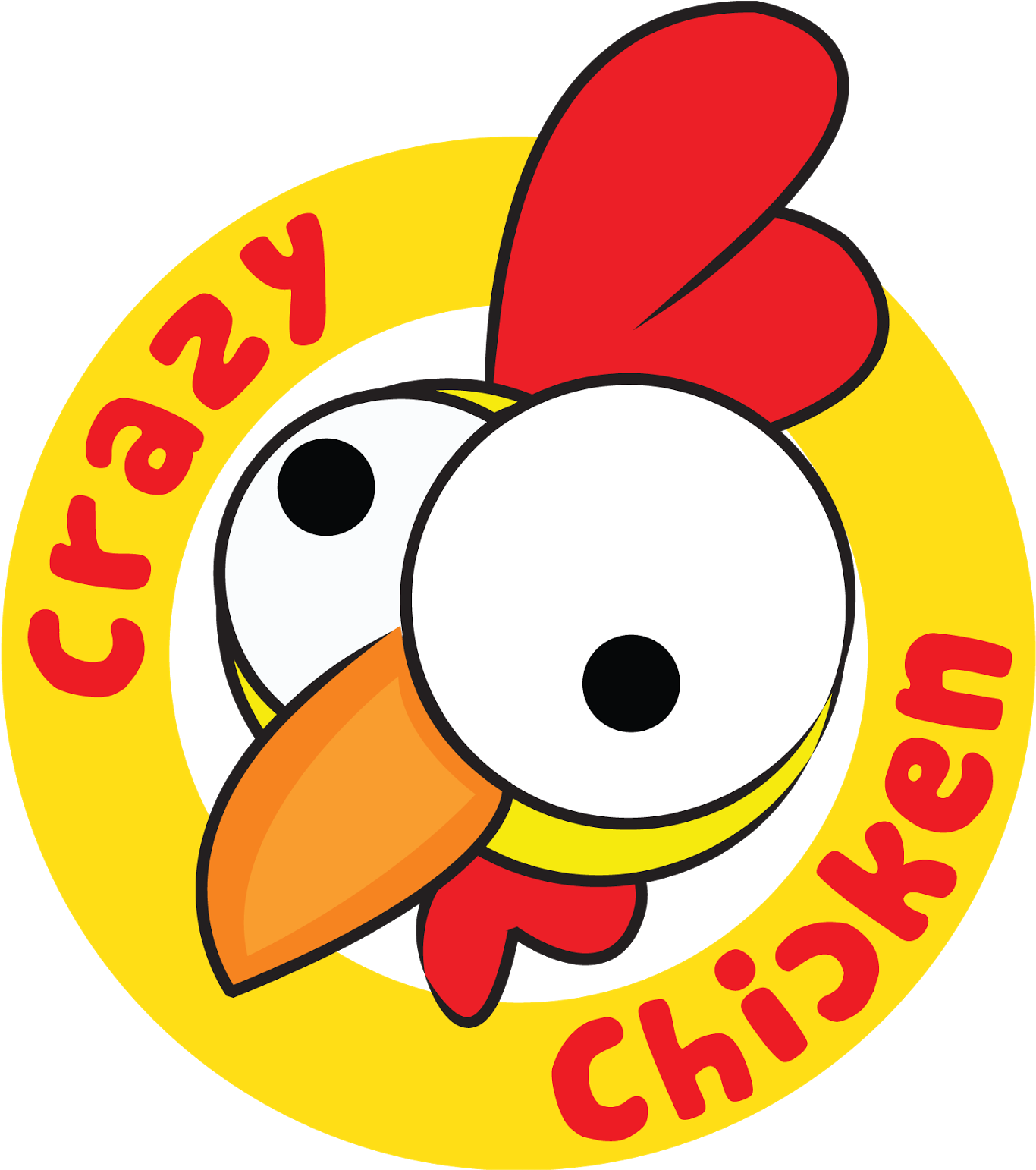 Crazy Chicken 9jzclg Clipart - Chicken (1600x1600)