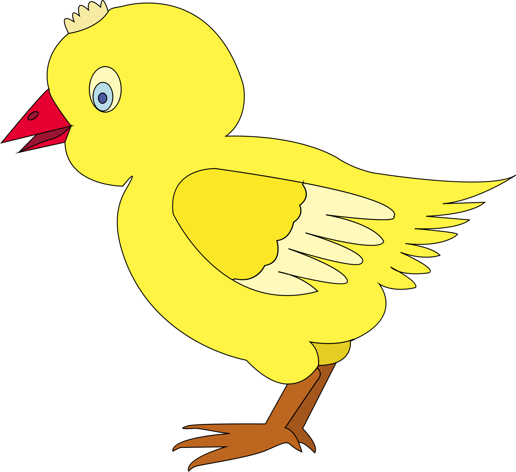 Big Image - Yellow Colour Pictures Clipart (1694x1550)