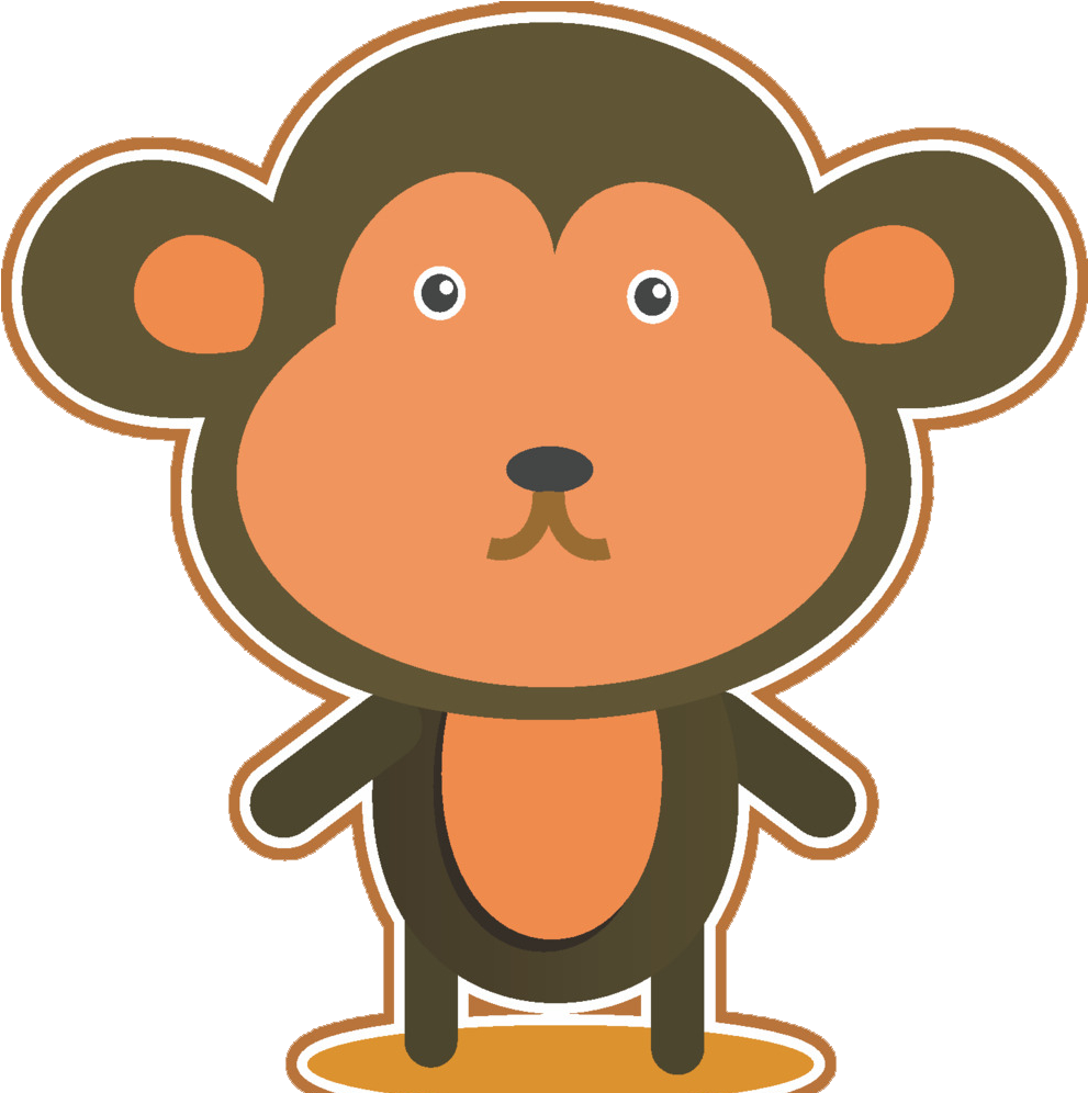 Cartoon Monkey Clip Art - Cartoon Monkey Clip Art (1654x1169)
