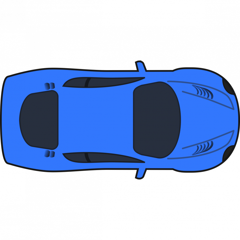 Car Top View Image Png (817x817)