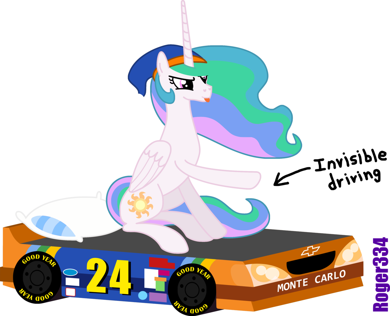 Roger334, Bed, Jeff Gordon, Nascar, Pony, Princess - Cartoon (1262x1024)