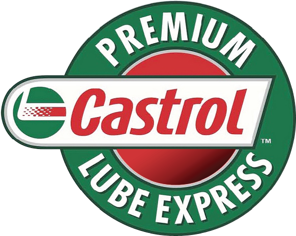 Car Care Logo - Castrol Premium Lube Express Logo (605x516)