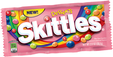 Find The Rainbow, Taste The Rainbow In All The Latest - Skittles New Flavor 2018 (500x275)