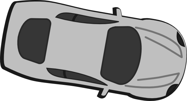Red Car Top View 10 Clip Art At Clker Com Vector - Car (600x326)