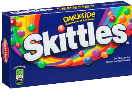 Skittles Darkside Theatre Box - Nutritional Facts Of Skittles (458x458)
