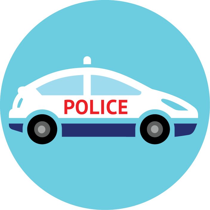 Policecarlocater - Icon Police Car Png (704x704)
