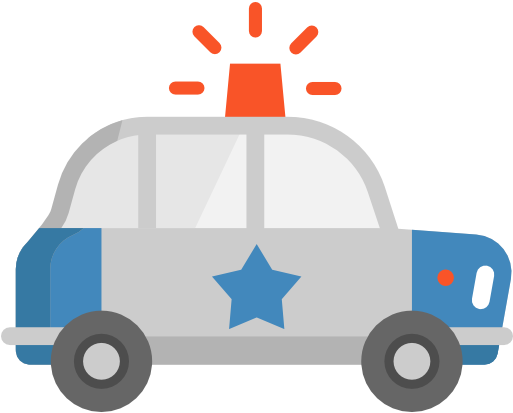 Police Car Free Icon - Animal Crossing Mermaid House (512x512)