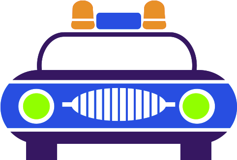Car Clip Art - Police Car (500x500)