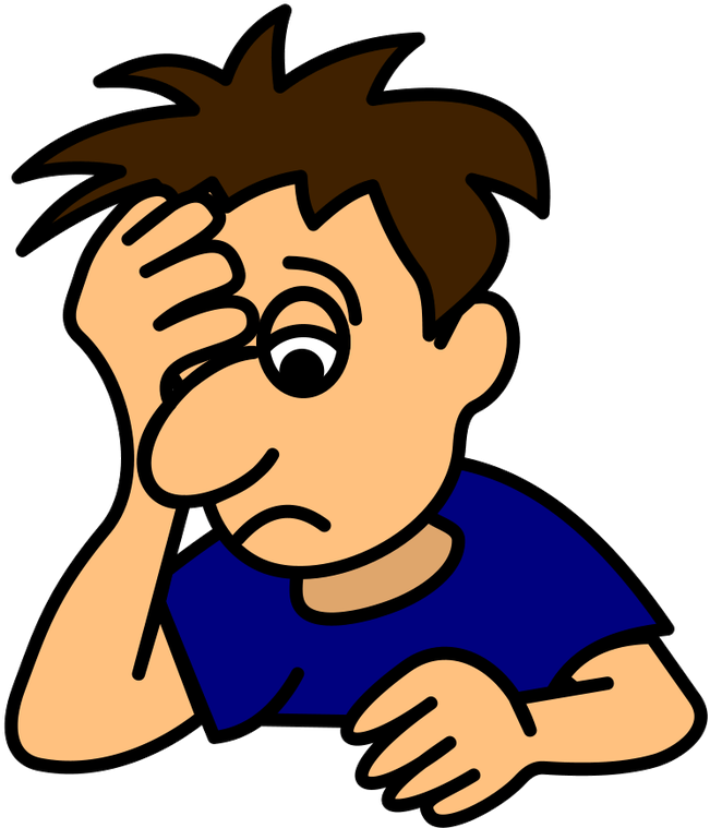 Picture - Worried Boy Clipart Png (800x800)