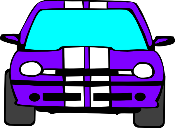 Purple Car Clip Art - Car Clipart (600x441)