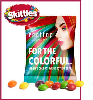 Jetzt Die Beliebten Skittles Im Werbetütchen - Wrigley's Skittles & Starburst Fun Size Variety (369x424)