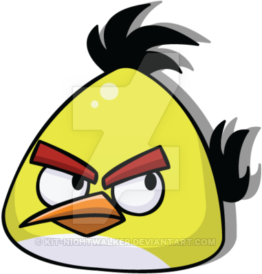 Yellow Bird By Kit-nightwalker - Angry Bird Yellow Bird (400x400)