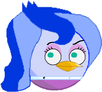 Vice Principal Luna In Angry Birds Style By Jared33 - Princess Luna (370x334)