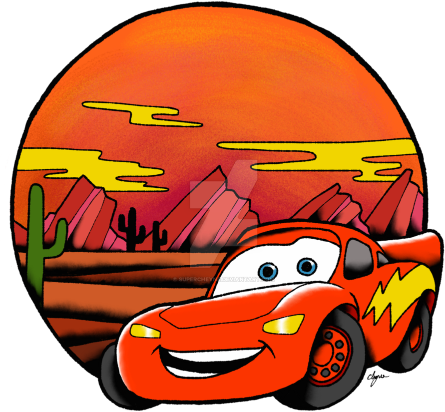 Lightning Mcqueen By Supercheyne - Lightning Mcqueen (894x894)