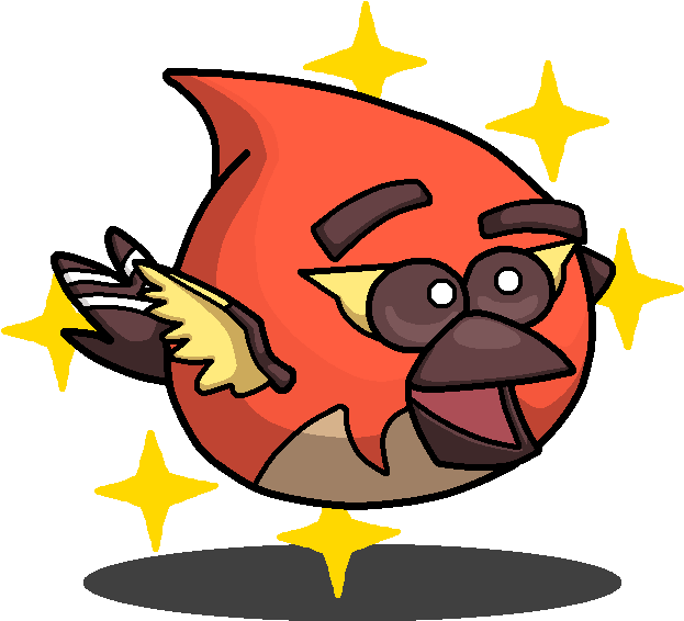 Shiny Fletchinder Red Bird By Shawarmachine - Fletchinder Shiny (650x650)