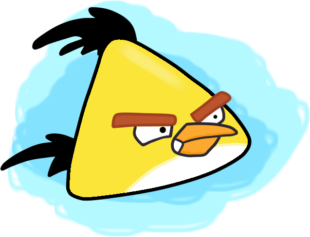 Yellow Bird Drawing By Speliers - Yellow Drawing (637x488)