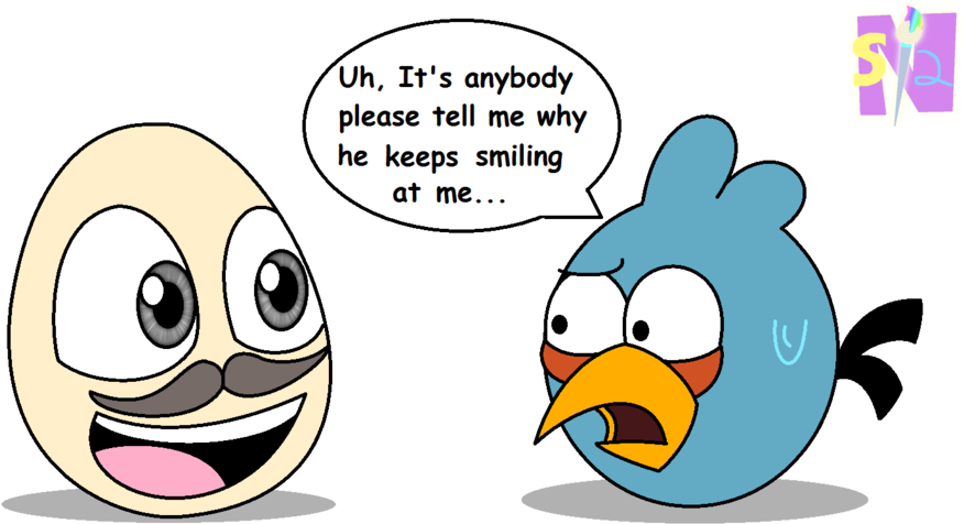 Drawn Randome Angry Bird - Element Animation The Crack (900x493)