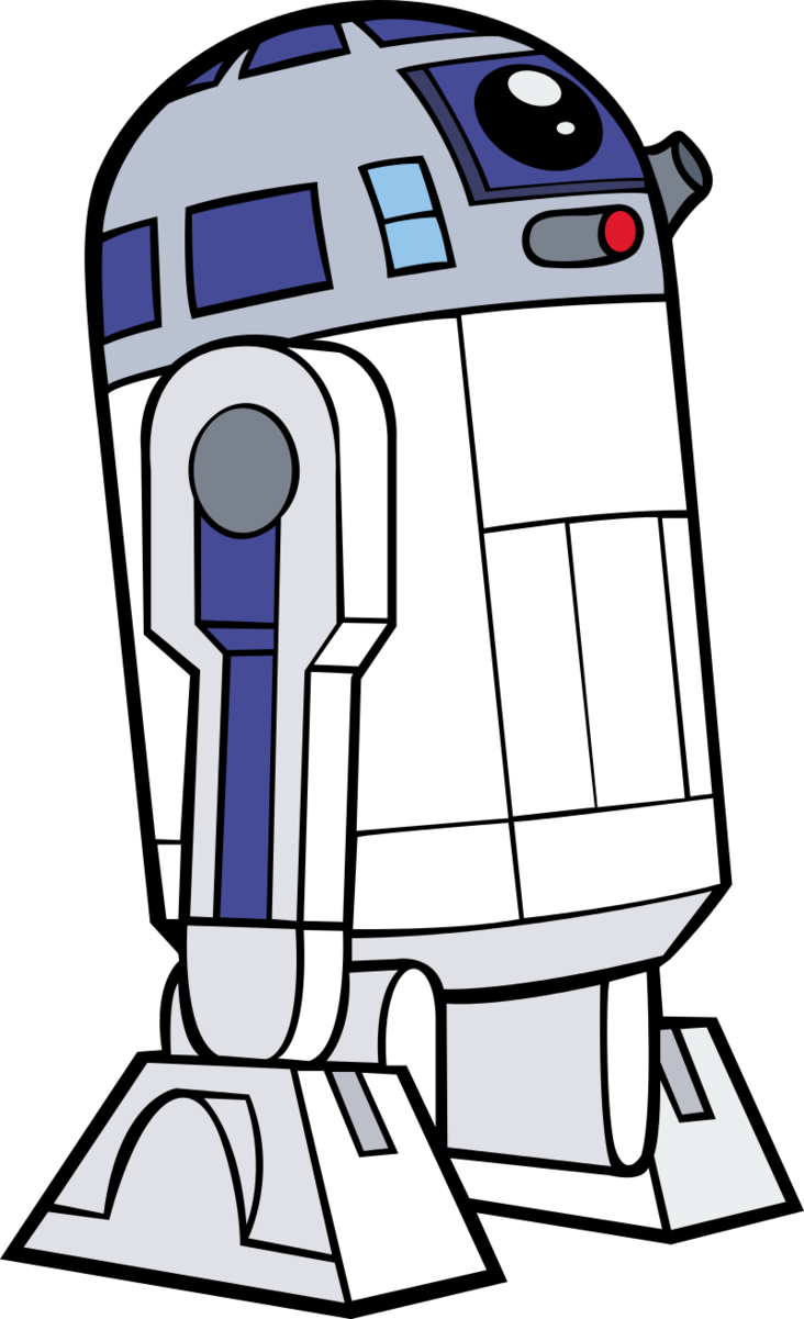 R2d2-clonewars - Svg - Star Wars Cartoon R2d2 (800x1313)
