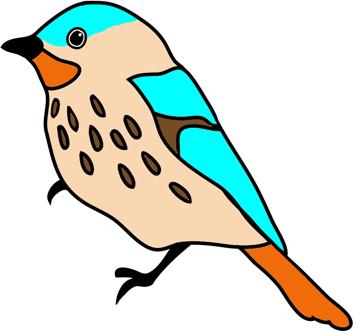 Dendroica Colored Fantasy Colors - Drawing (1181x1121)