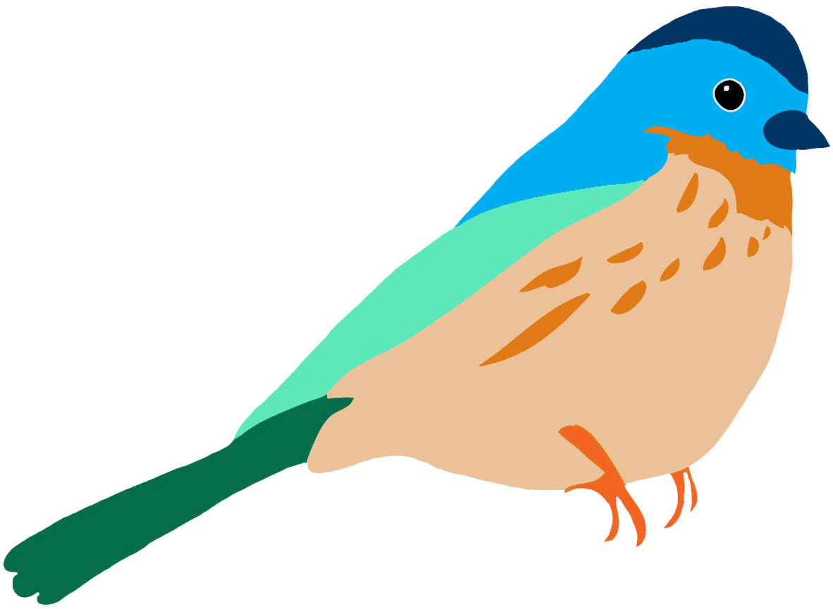 Graasisken Colored - Lark Clipart (1181x1172)