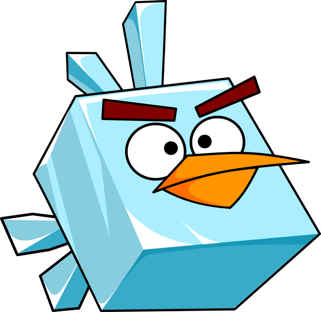 Ice Bird By Jennyshevchenko On Deviantart Angry Birds - Angry Birds Space Ice Bird (1024x995)