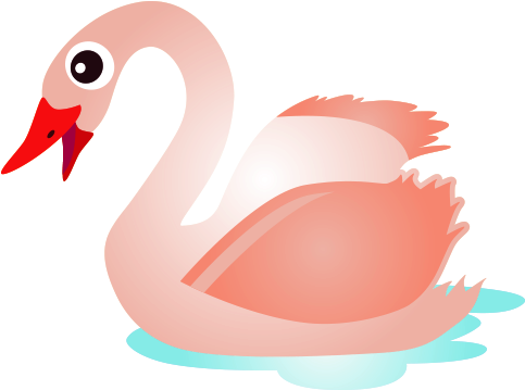 Cygnini Cartoon Drawing - Cygnini Cartoon Drawing (500x500)