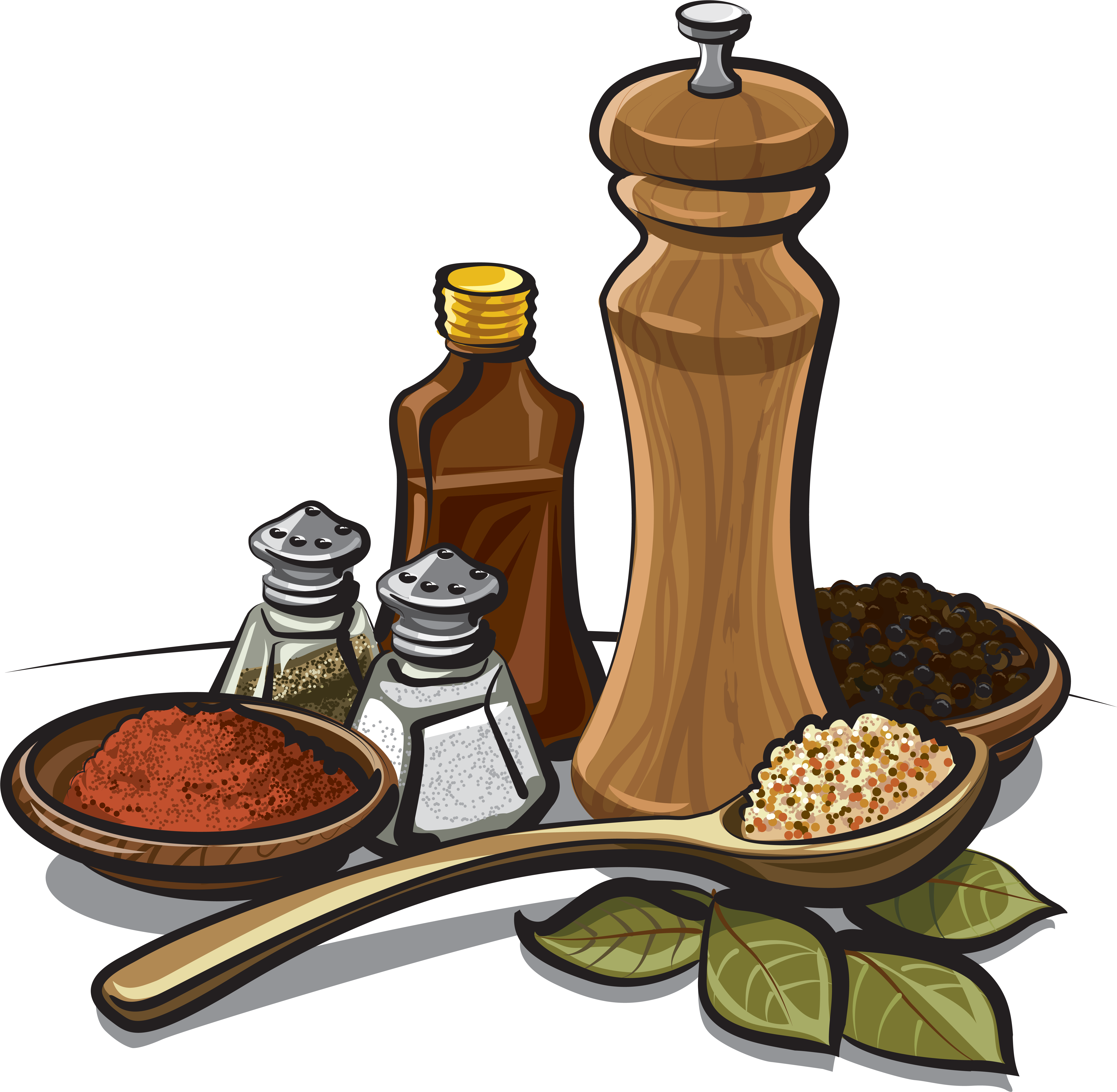 Spice Mix Herb Clip Art - Spice Mix Herb Clip Art (6386x6277)