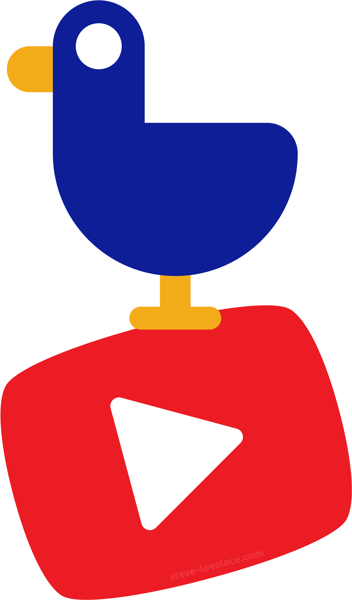Kurz Gezagt-style Bird On Youtube Logo - Kurzgesagt In A Nutshell Bird (1500x2100)
