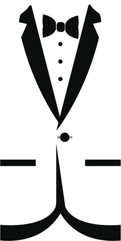 Tuxedo Clipart Png - Tuxedo Clipart Png (388x774)