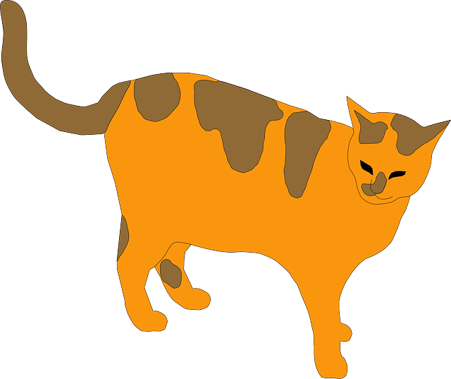 Animals Cat, Brown, Cartoon, Orange, Pet, Animal, Animals - Gambar Animasi Hewan Kucing (640x537)