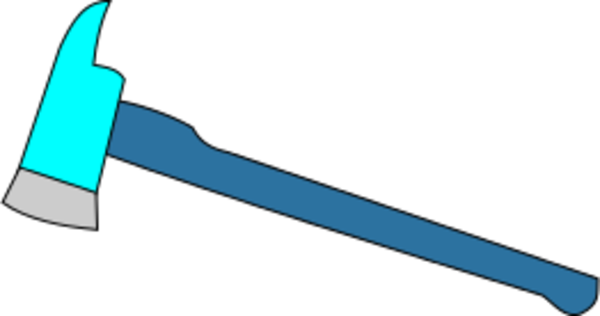 Axe Firefighter Clipart, Explore Pictures - Fire Axe Vector (600x316)