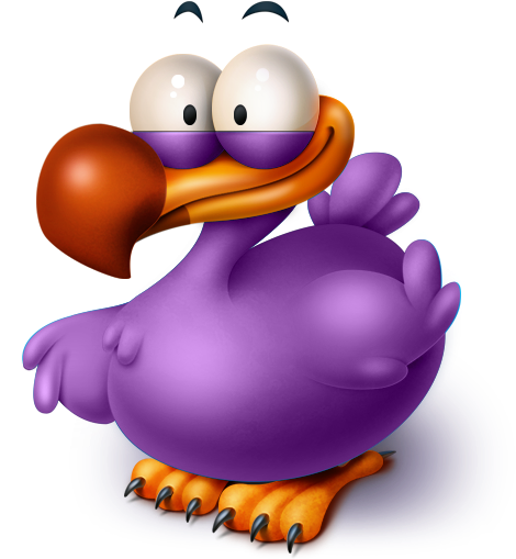 Dodo Bird Cartoon Character - Doo Doo Bird Cartoon (512x512)