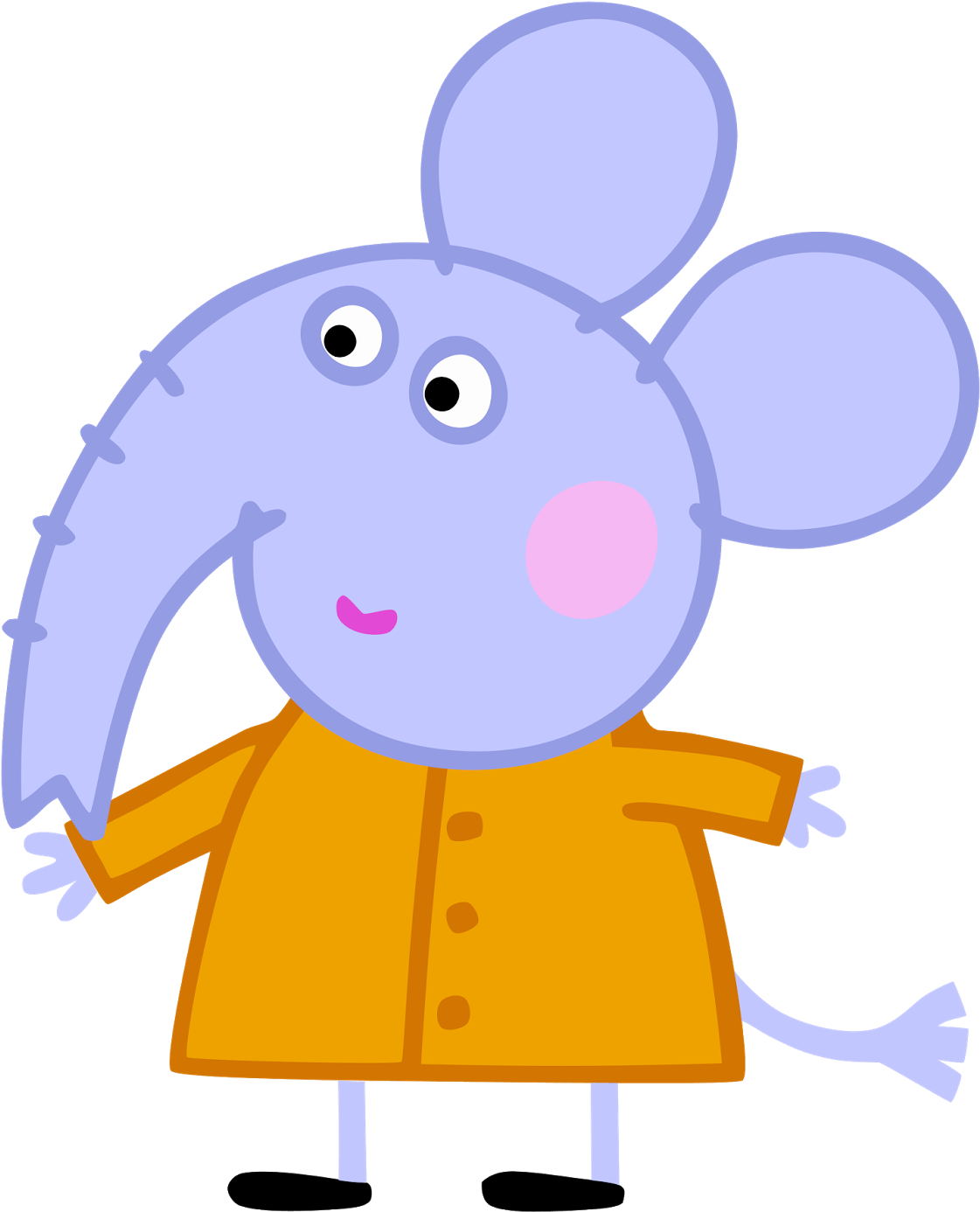 Emily Elephant 1 - Peppa Pig Elephant Png (1306x1600)
