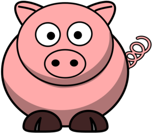 Funny Pig Clipart Cute Wbnm60 Clipart - Pig Clip Art (700x525)