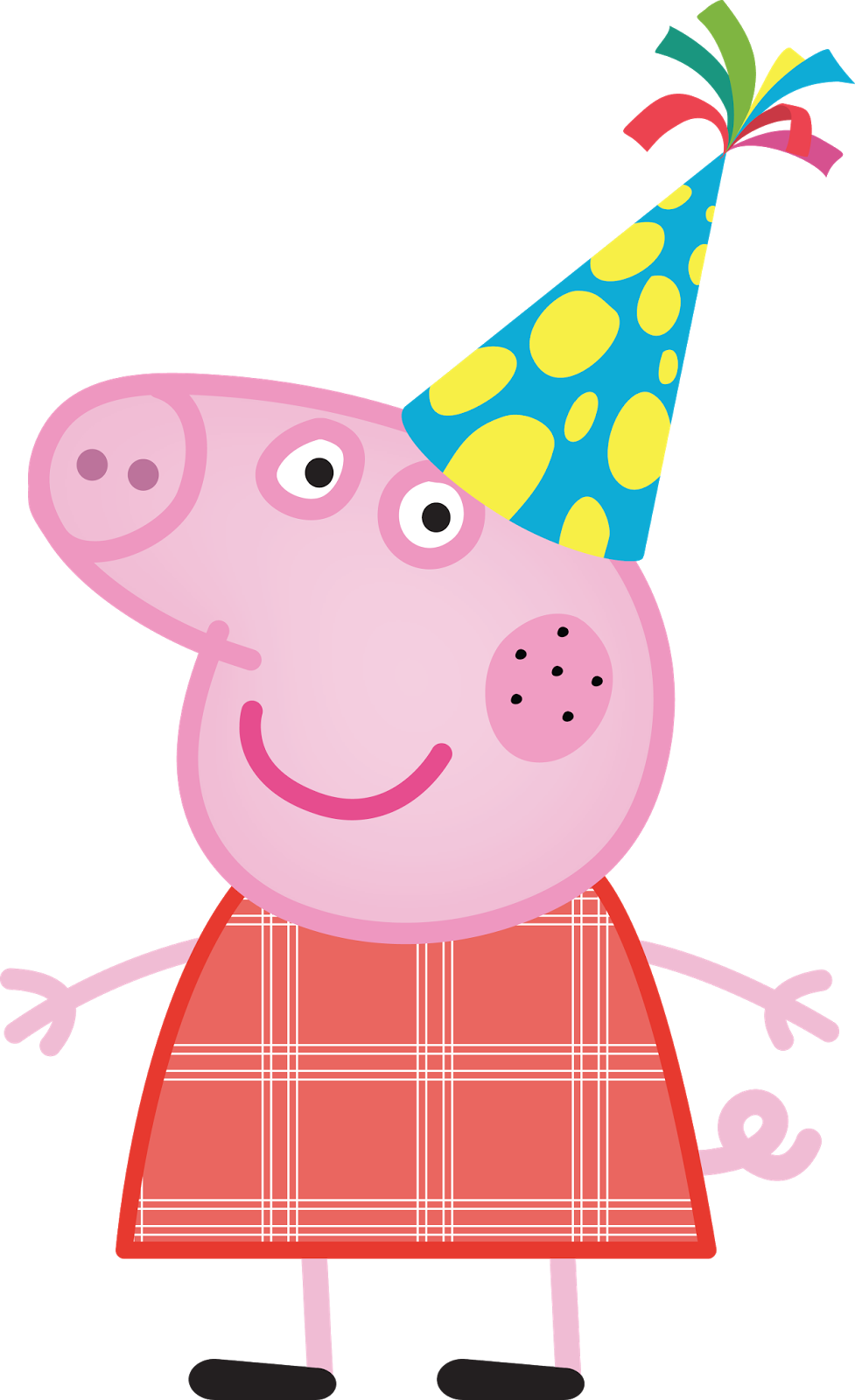 Daddy Pig Mummy Pig George Pig Clip Art - Transparent Peppa Pig Png (977x1600)