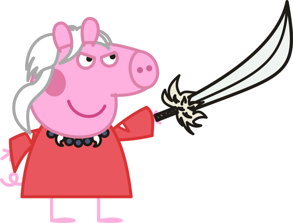 Peppa Pig As Inuyasha By Ncontreras207 - Mario Meets Peppa Pig Deviantart (1024x781)