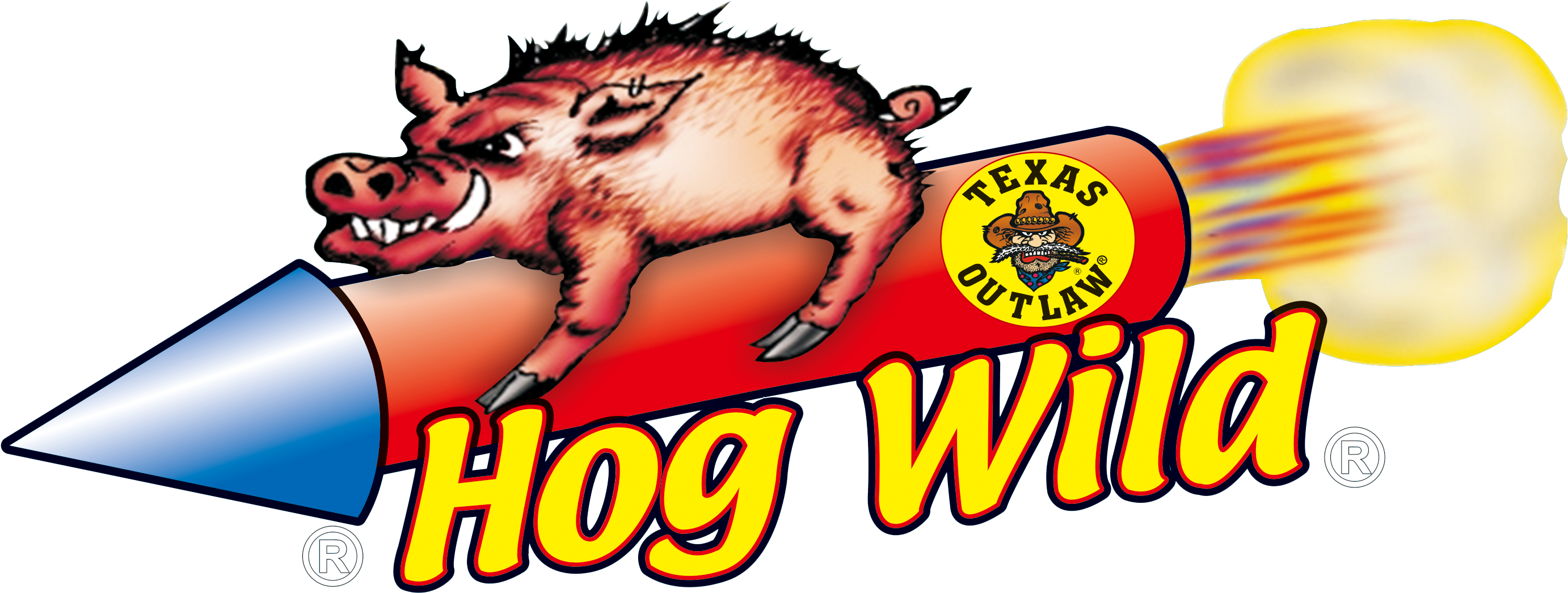 Hog Wild Fireworks Logo - Texas Outlaw Fireworks (2952x1535)