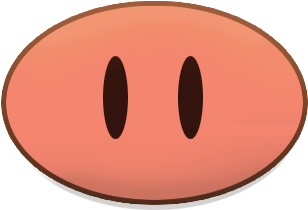 Pig Nose Clipart - Circle (480x480)