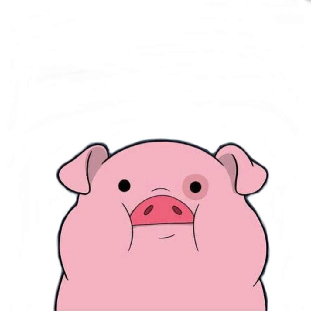 Tumblr Pig Cute Cutepig Reaction Wallpaper Animal Anime - Pigtumblr Png (1024x1024)