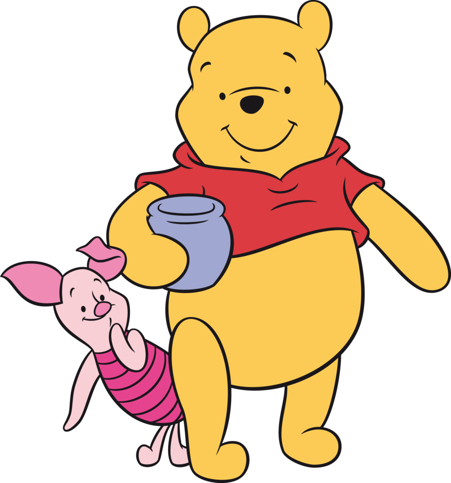 Winnie And Piglet By Ireprincess Winnie And Piglet - Cartoons Winnie The Pooh (900x964)