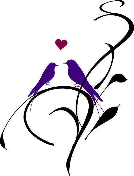 Birds On A Branch Clip Art At Clkercom Vector Online - Aisha Bint Abi Bakr (450x593)