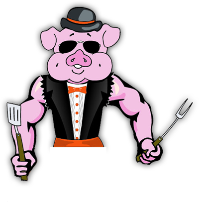 Bbq Baby Back Ribs - Pigman Clipart (400x406)
