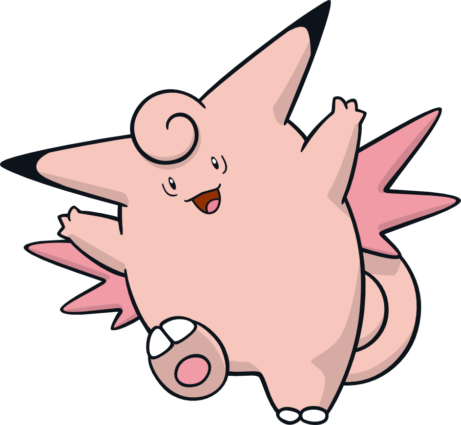 Clefable Pokemon Character Vector Art - Pokemon Clefable (900x829)