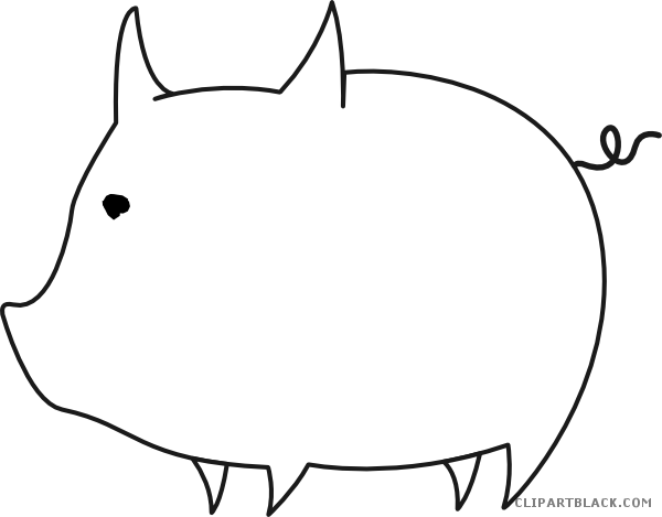 Pig Outline Animal Free Black White Clipart Images Outline Of A Pig 65 657125 Pig Outline Animal Free Black White Clipart Images Outline Of A Pig