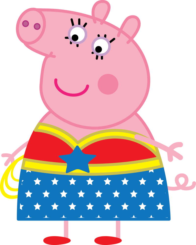 Peppa Pig Captain America By Huuthuat - Peppa Pig Deviantart (800x998)