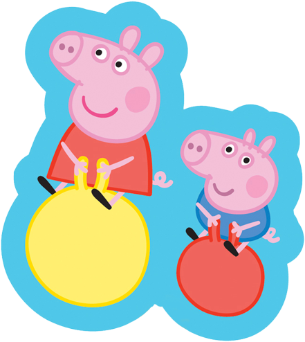 22" Peppa Pig Supershape Foil Balloon - Peppa Pig Foil Balloons (500x500)