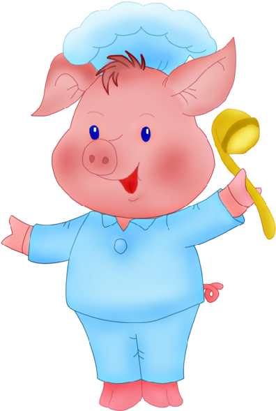 Cute Funny Cartoon Pigs Animal Clip Art Images - Cartoon (600x600)