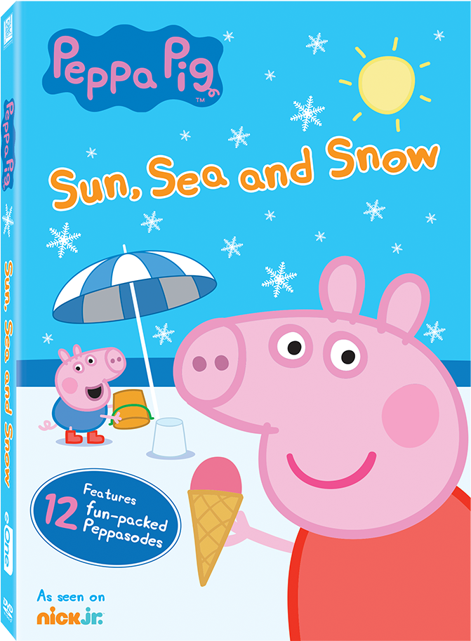 It's Always Perfect Weather For Peppa Pig's Amusing - Peppa Pig Dvd (800x1100)